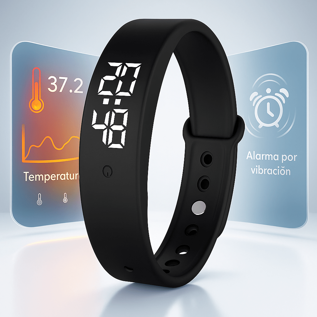 Fitness Tracker V9 | Waterdicht, unisex | Hartslag, slaap, temperatuur