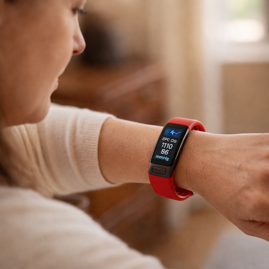 ECG Fitness Tracker | Bloeddruk, hartslag | Cyclus, meldingen