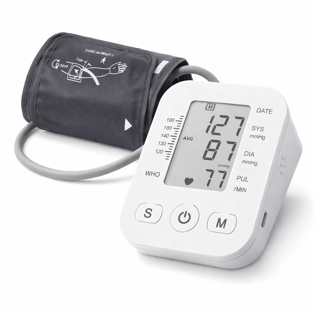 Bloeddrukmeter bovenarm | Digitaal, automatisch | Hartslagmeter, LCD display