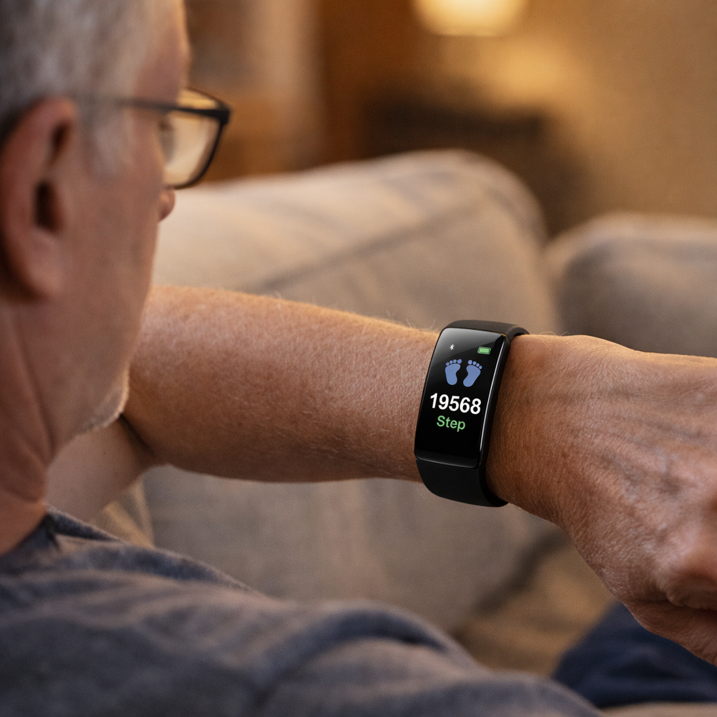 Gezondheidstracker | Unisex, eenvoudig | Hartslag, slaap, temperatuur