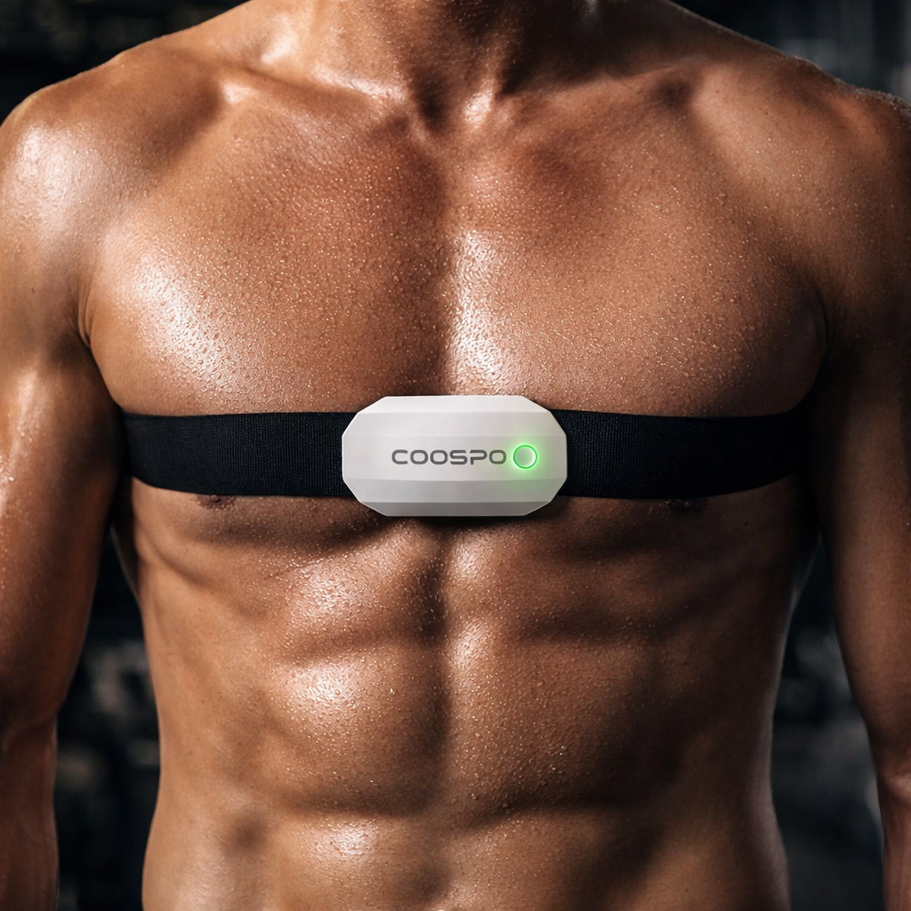 Hartslagmeter borstband | Bluetooth, ANT+ | Fitness, cycling, sport