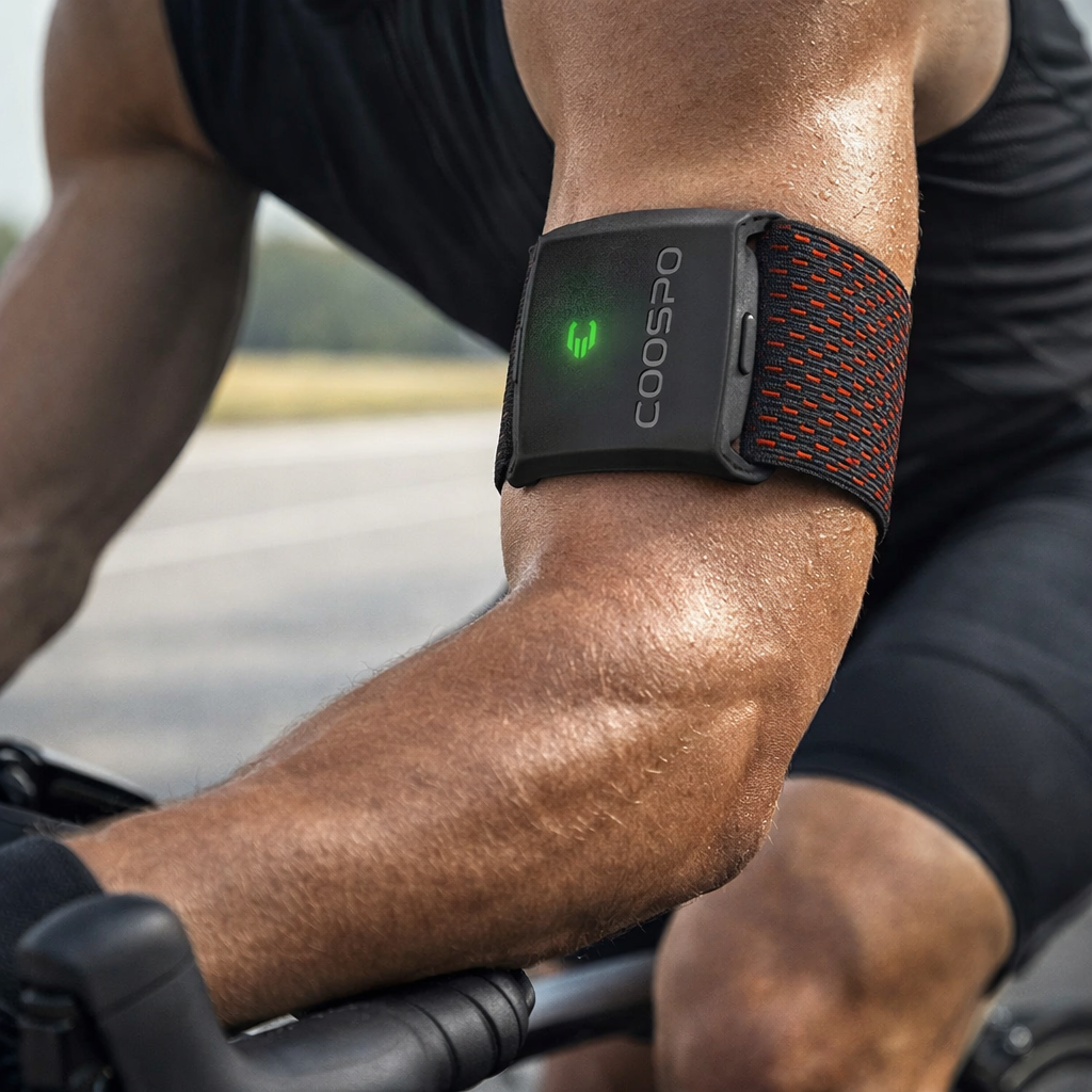 Hartslagmeter armband | Bluetooth, ANT+ | HR zones, fitness, cycling