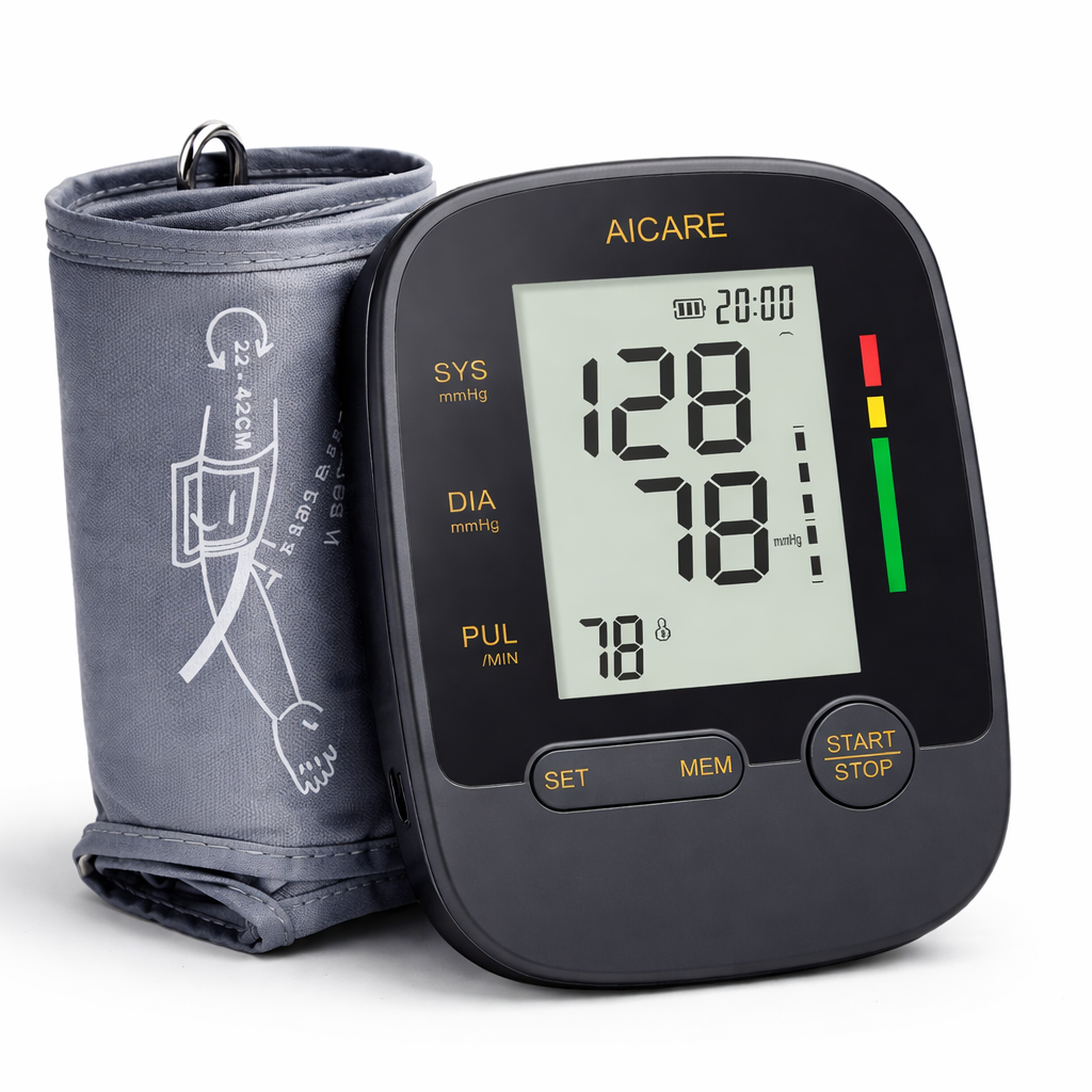 Bloeddrukmeter bovenarm | Digitaal, automatisch | Hartslagmeting, manchet
