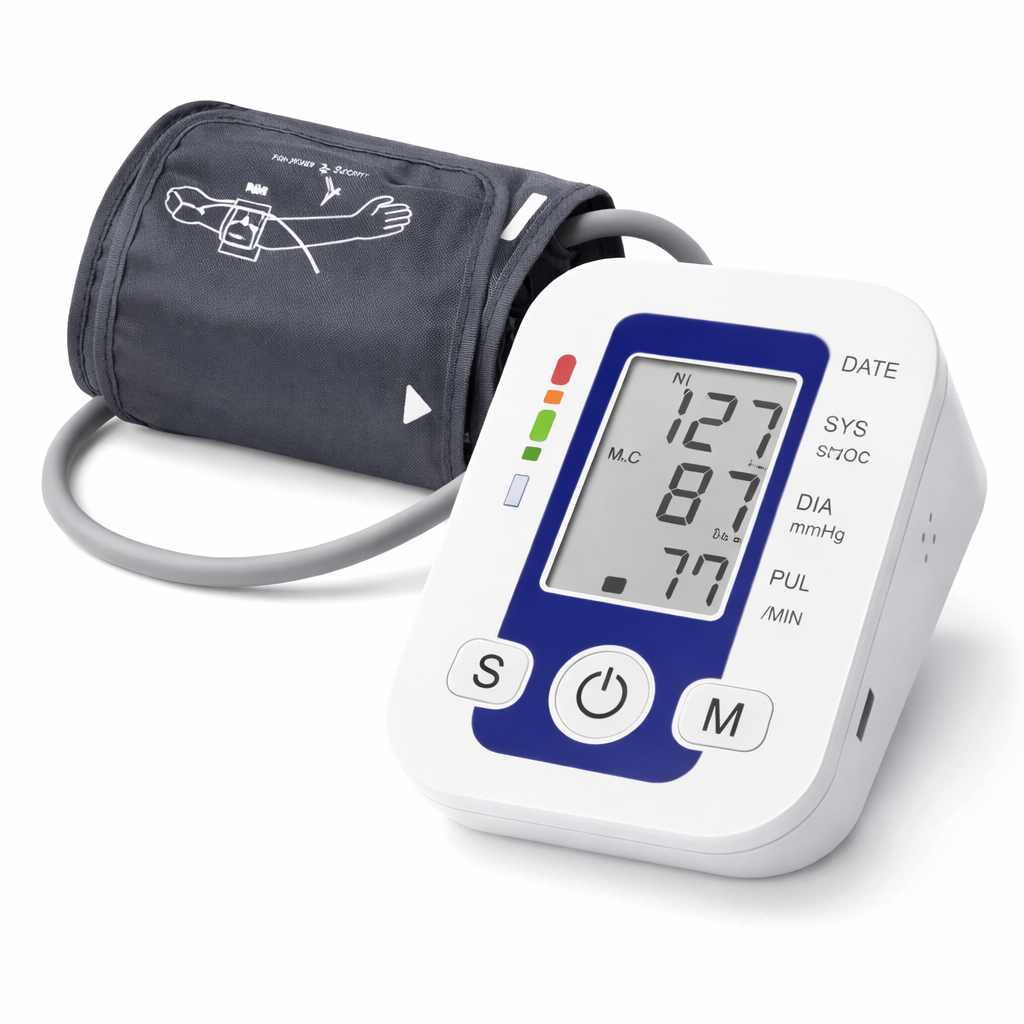 Bloeddrukmeter bovenarm | Digitaal, automatisch | Hartslagmeter, LCD display