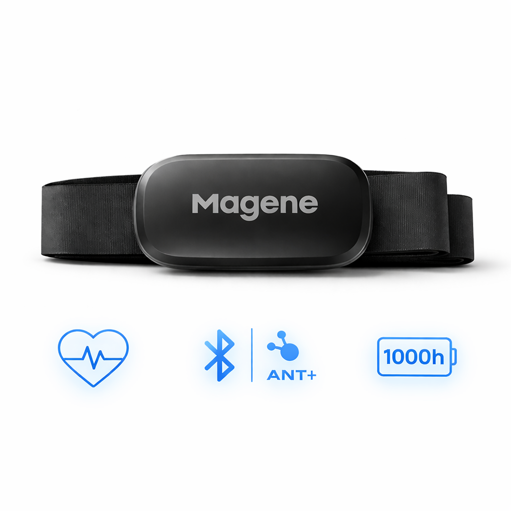 Hartslagmeter borstband | Bluetooth, ANT+ | Sport, fitness, cycling