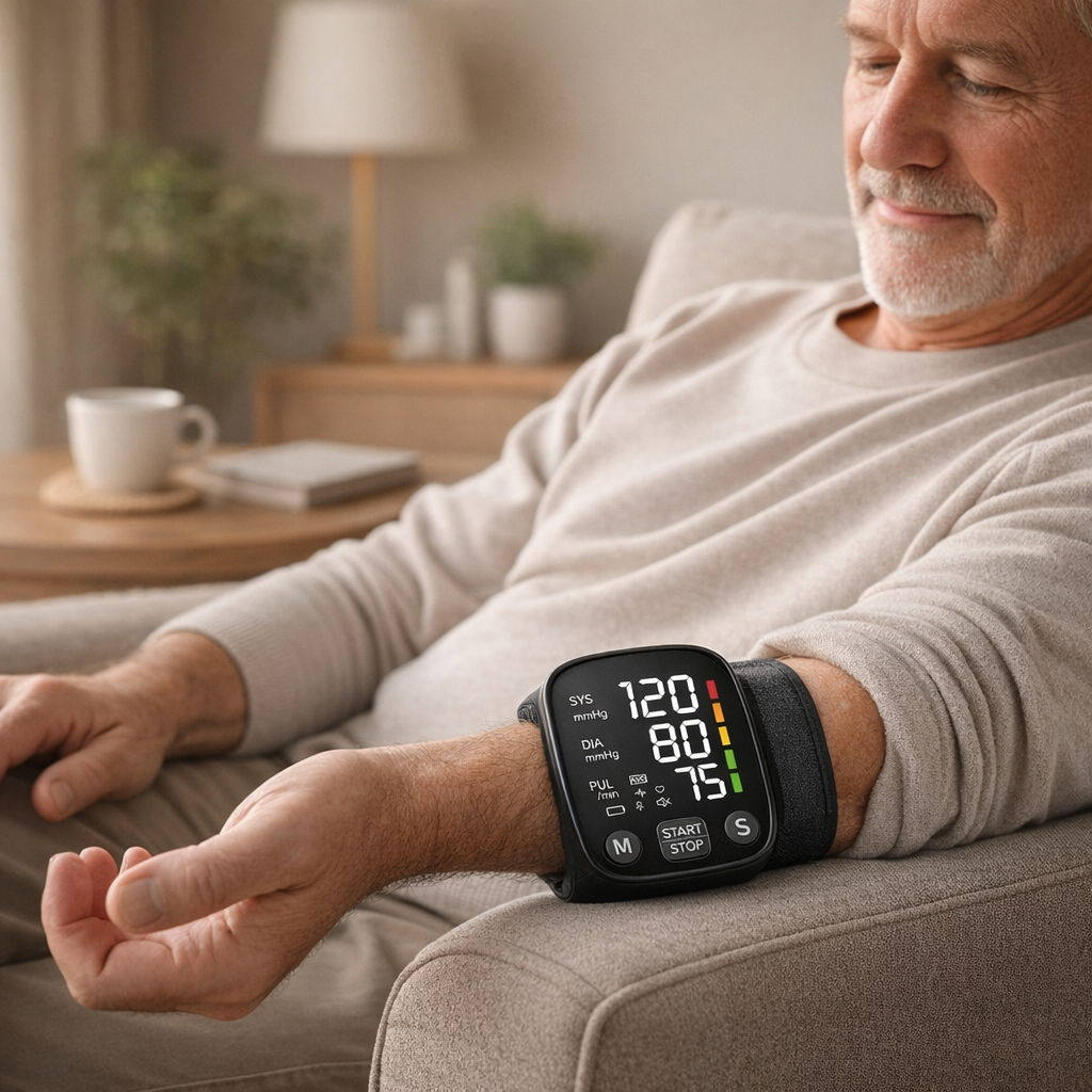 Bloeddrukmeter pols | Digitaal, oplaadbaar | Spraakfunctie, LED display