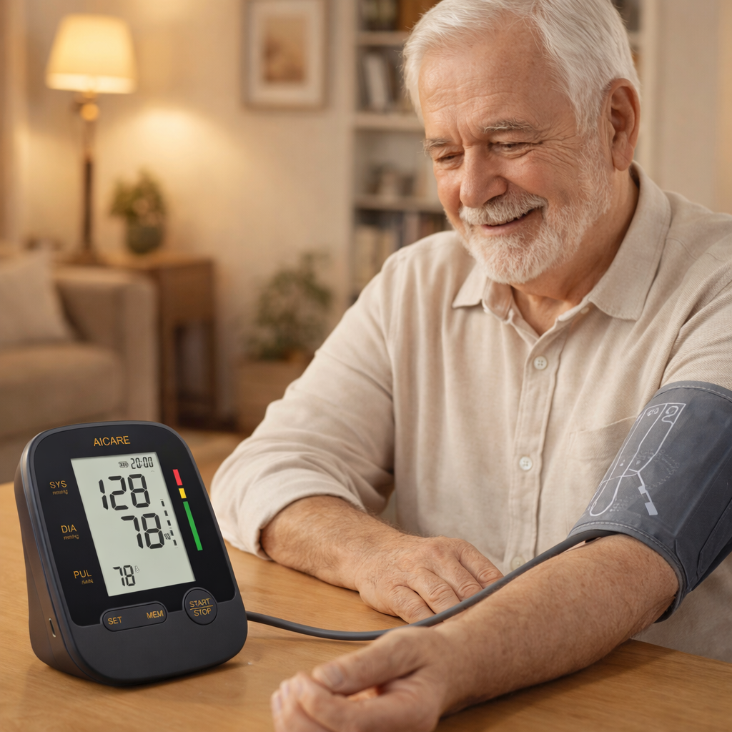 Bloeddrukmeter bovenarm | Digitaal, automatisch | Hartslagmeting, manchet