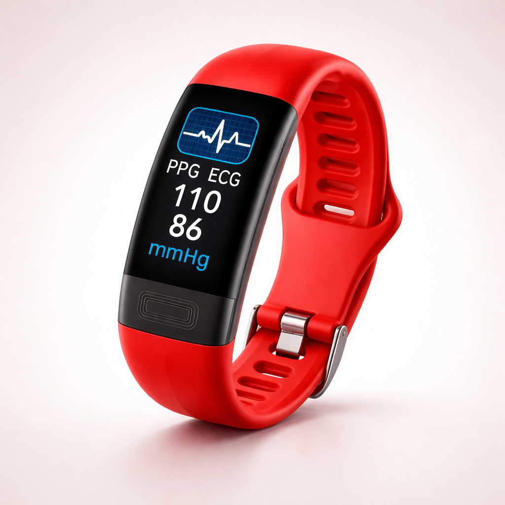 ECG Fitness Tracker | Bloeddruk, hartslag | Cyclus, meldingen