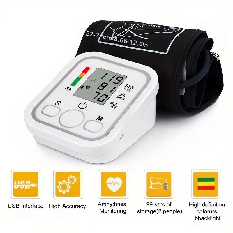 Automatische bovenarm bloeddrukmeter - BP sphygmomanometer - tonometer - arteriële druk