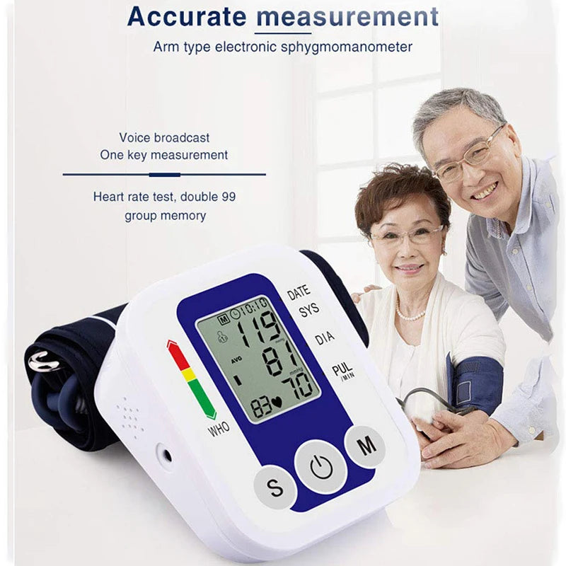 Bloeddrukmeter bovenarm | Automatisch, digitaal | Hartslagmeter, verstelbare manchet