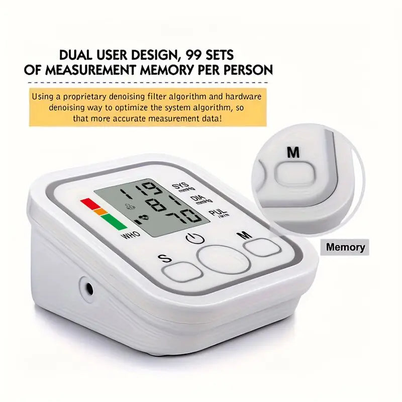 Automatische bovenarm bloeddrukmeter - BP sphygmomanometer - tonometer - arteriële druk