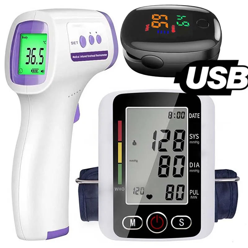 Bloeddrukmeter bovenarm | Automatisch, digitaal | Hartslagmeter, verstelbare manchet