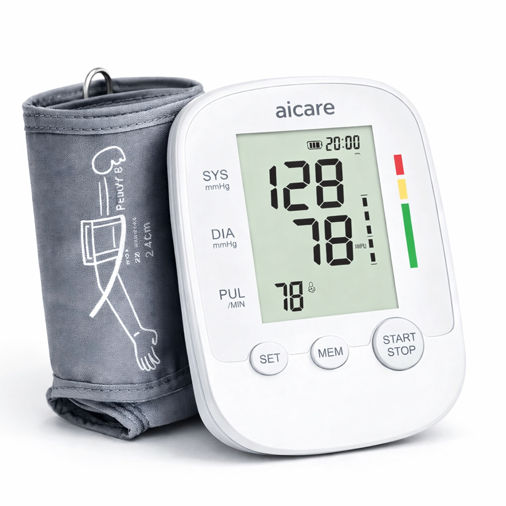 Bloeddrukmeter bovenarm | Digitaal, automatisch | Hartslagmeting, manchet